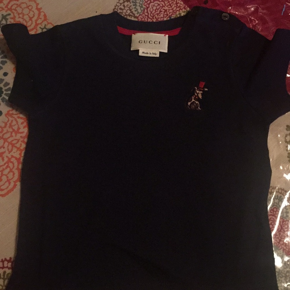 Gucci blue shirt